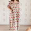 LazyDays Serene Lounge Slub Cotton Dress