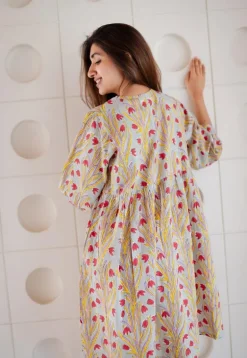 LazyDays Serene Lounge Slub Cotton Dress