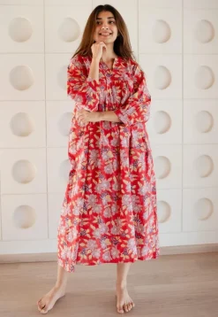 LazyDays Serene Lounge Slub Cotton Dress