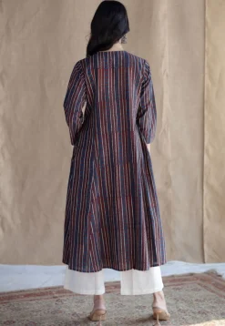 Malika Madder Ajrakh Cotton Kali Kurta