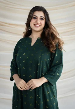 Malika Slub Cotton Kali Kurta