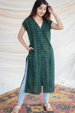 Manya Slub Cotton Kurta