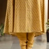 Miral Mustard Solid Chanderi Silk Churidar