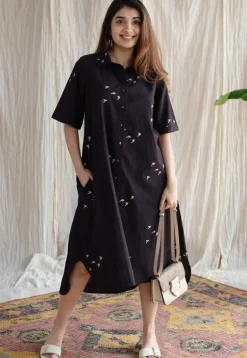 Moonlight Jaipur Ajrakh Cotton Dress