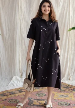 Moonlight Jaipur Ajrakh Cotton Dress