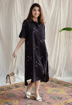 Moonlight Jaipur Ajrakh Cotton Dress