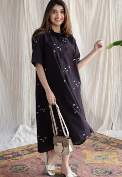 Moonlight Jaipur Ajrakh Cotton Dress