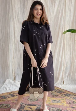 Moonlight Jaipur Ajrakh Cotton Dress