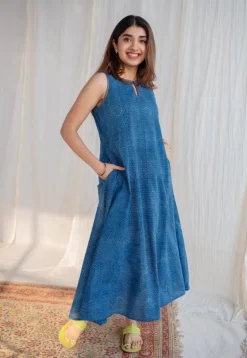 Nafrin Dabu Cotton Hand Embroidered Dress