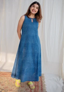Nafrin Dabu Cotton Hand Embroidered Dress