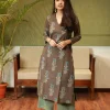 Nargis Ajrakh Brown Natural Dyed Kurta