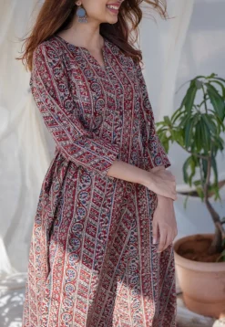 Natasha Kalamkari Kali Cotton Kurta