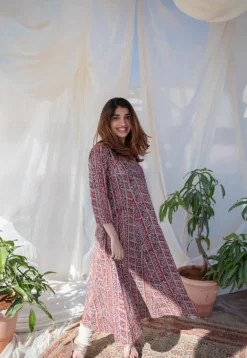 Natasha Kalamkari Kali Cotton Kurta