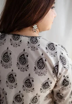 Nazmin Bagru Cotton Kurta
