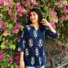 Neeti Indigo Boota Short Top