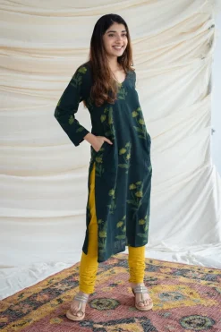 Neha Slub Cotton Kurta