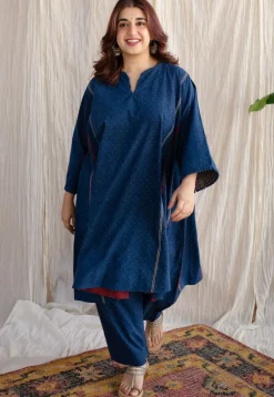 Nila Bombay Ajrakh Cotton Co-ord Set (Set of 2)