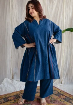 Nila Bombay Ajrakh Cotton Co-ord Set (Set of 2)