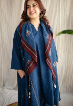 Nila Bombay Ajrakh Cotton Co-ord Set (Set of 2)