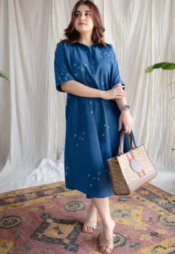 Nila Jaipur Ajrakh Cotton Dress