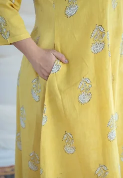Prabha Kali Slub Cotton Kurta