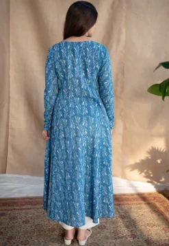 Presha Dabu Slub Cotton Kali Kurta