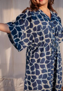 Priam Dabu Slub Cotton Dress
