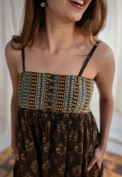 Raisha Ajrakh Cotton Dress