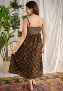 Raisha Ajrakh Cotton Dress