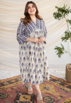 Raunak Bagru Cotton Dress