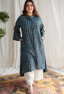 Reeha Ajrakh Cotton Kurta