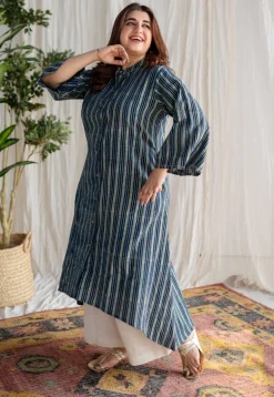 Reeha Ajrakh Cotton Kurta