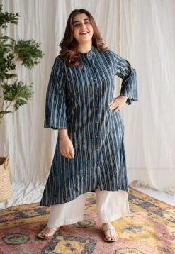 Reeha Ajrakh Cotton Kurta