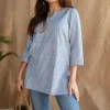 Reema Handwoven Cotton Hand Embroidered Top