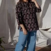 Rubina Ajrakh Cotton Short Top
