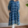 Rushal Ajrakh Cotton Hand Embroidered Kali Kurta