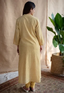 Saeda Slub Cotton Churidar