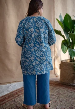 Sahar Dabu Slub Cotton Top
