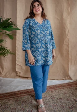 Sahar Dabu Slub Cotton Top