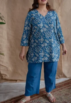 Sahar Dabu Slub Cotton Top