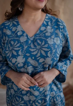 Sahar Dabu Slub Cotton Top