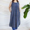 Salma Indigo Ajrakh Cotton Straight Kurta