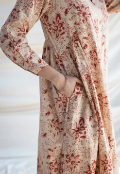 Seerat Kalamkari Kali Kurta