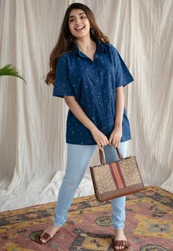 Shaivi Ajrakh Cotton Shirt