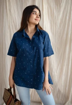 Shaivi Ajrakh Cotton Shirt