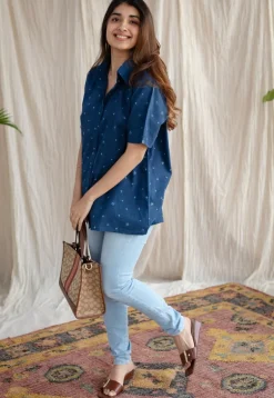 Shaivi Ajrakh Cotton Shirt