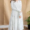 Shinat Block Printed Cotton Kali Kurta