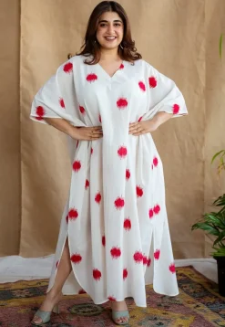 Sifra Block Printed Cotton Kaftan