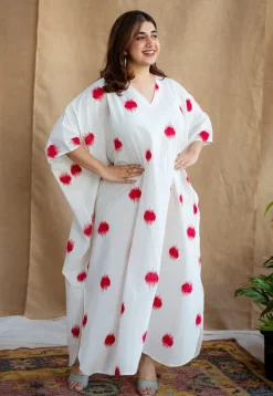 Sifra Block Printed Cotton Kaftan