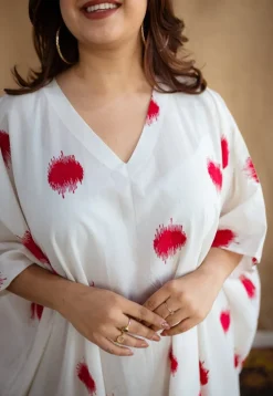Sifra Block Printed Cotton Kaftan